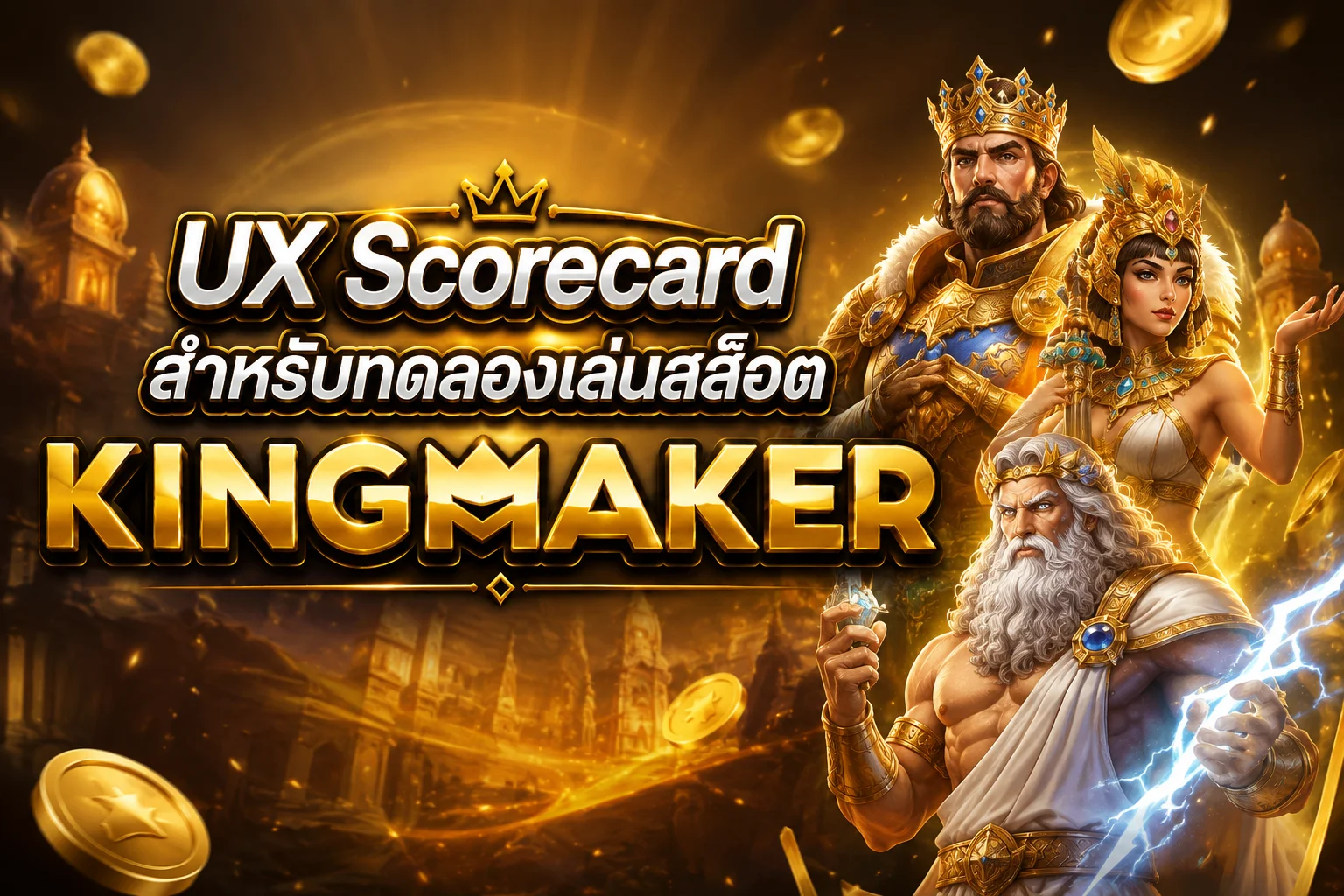 UX Scorecard สำหรับทดลองเล่นสล็อต KINGMAKER