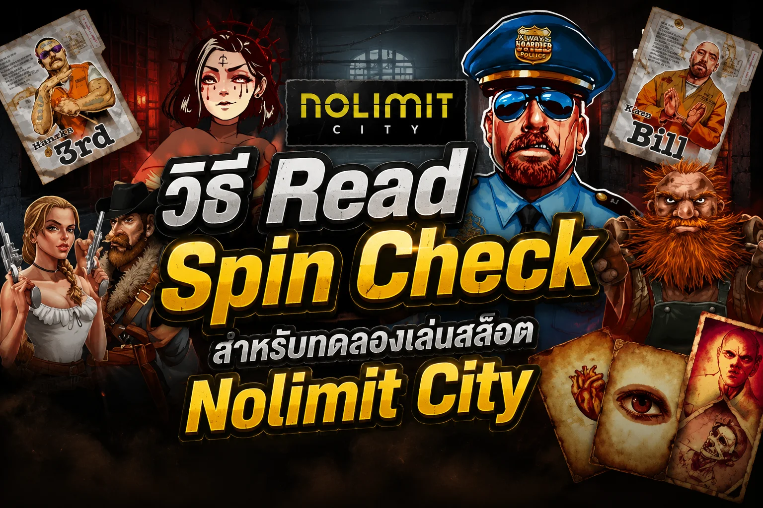 วิธี Read Spin Check สำหรับทดลองเล่นสล็อต Nolimit City