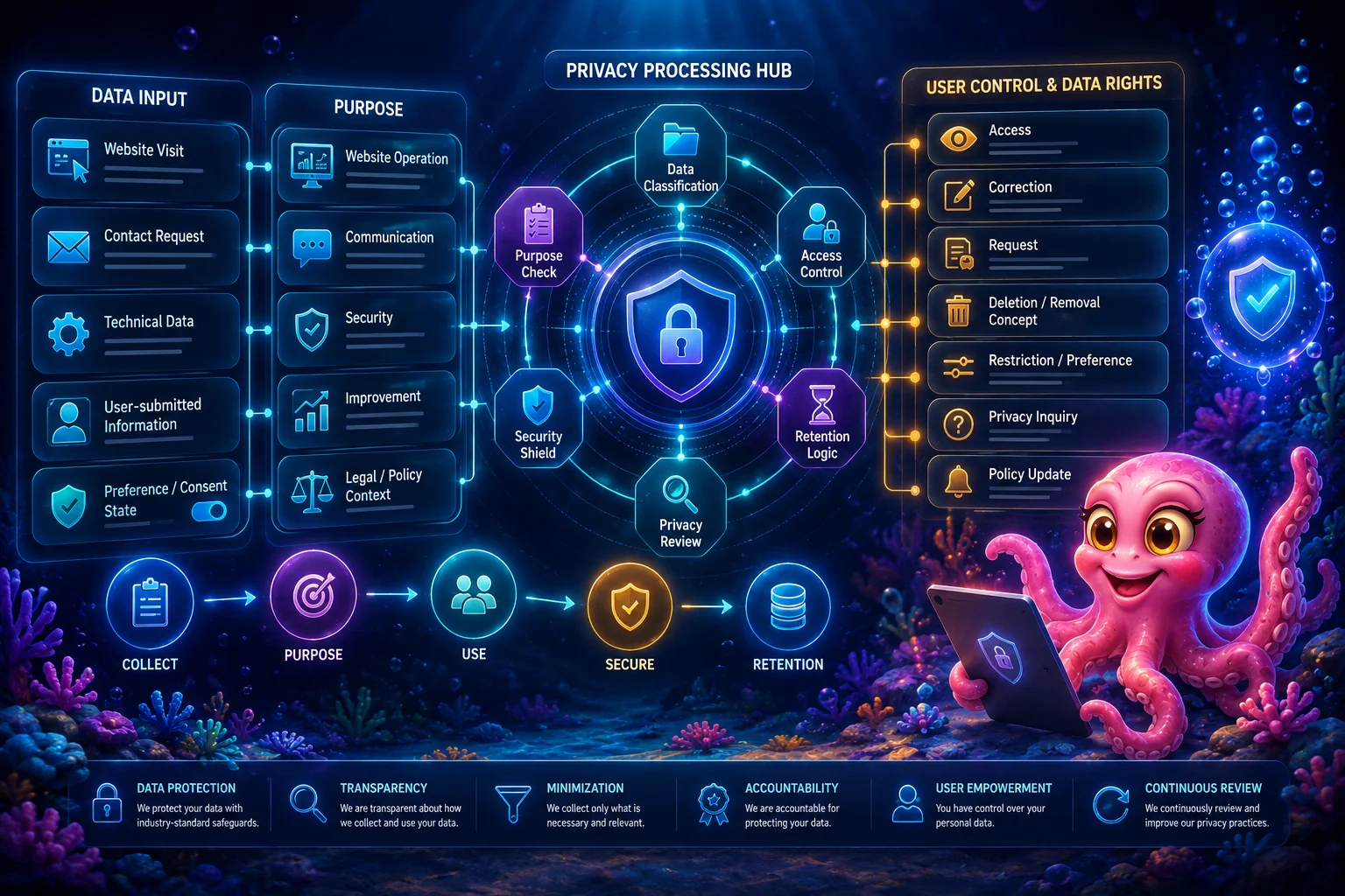 Personal Data Privacy Lifecycle Framework ของ KU SLOT