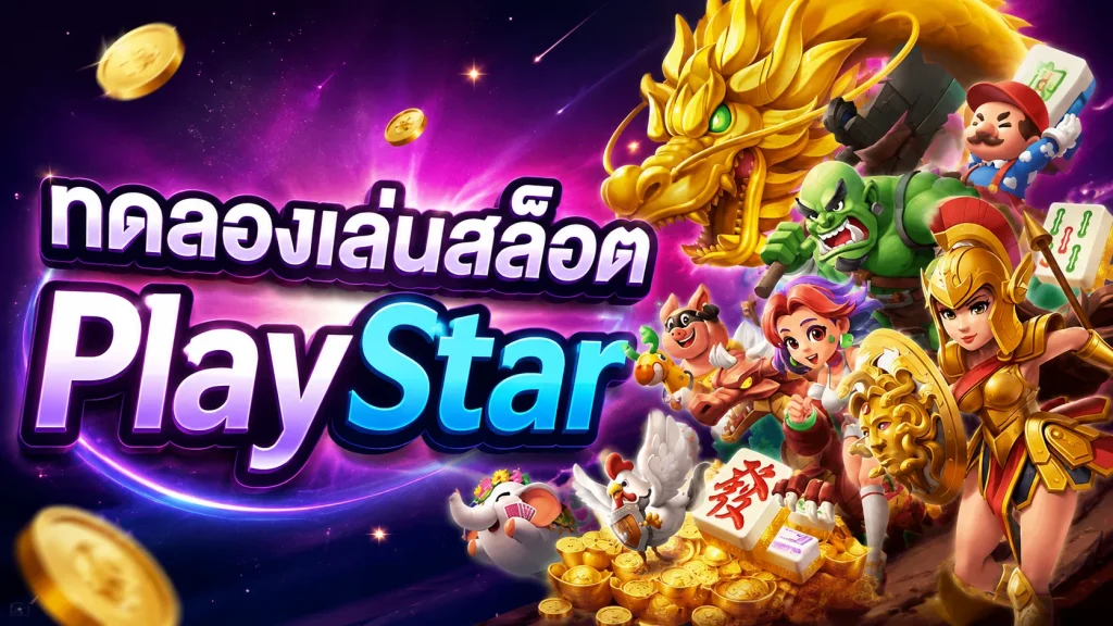 ทดลองเล่นสล็อต PlayStar พร้อมเกมสล็อตจากค่าย PlayStar