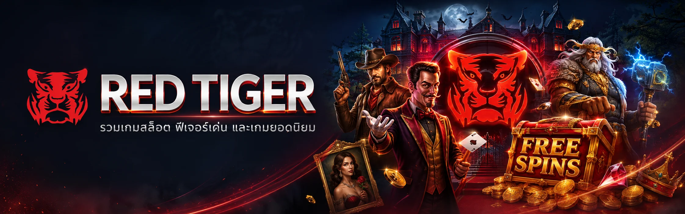ทดลองเล่นสล็อต Red Tiger ดูเกมสล็อตและฟีเจอร์ Red Tiger