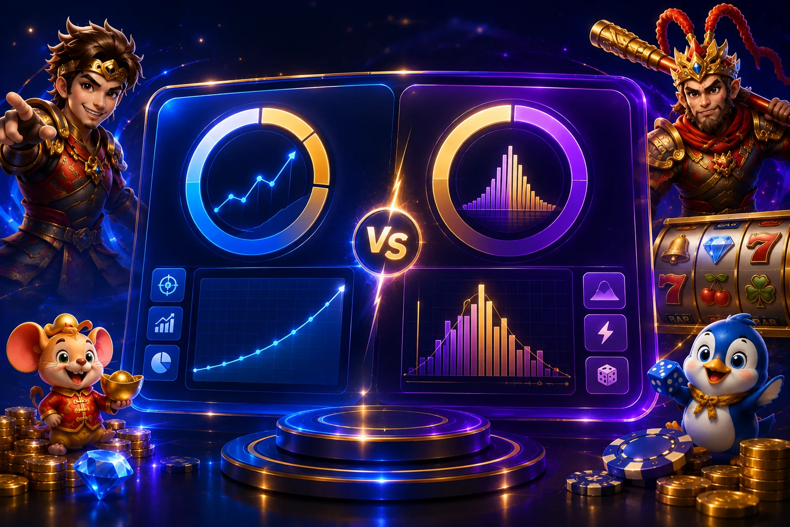 เปรียบเทียบ RTP สล็อต กับ Volatility