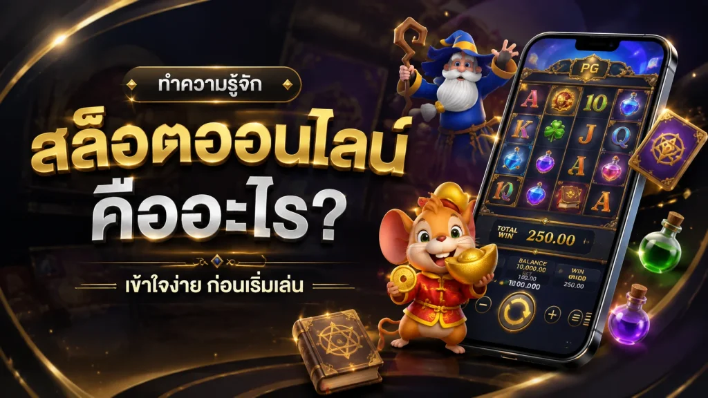 สล็อตออนไลน์ คืออะไร